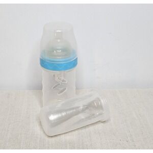 Vintage Playtex Clear Blue Baby Bottle